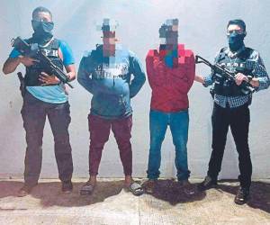 Ambos capturados eran originarios en el lugar donde fueron arrestados.