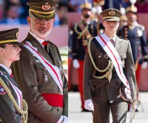 Hoy, la Princesa Leonor se ha despedido de su primera etapa de formación militar en la Academia General Militar de Zaragoza, recibiendo el nombramiento como dama alférez cadete del Ejército de Tierra de manos de su padre, el rey Felipe VI.