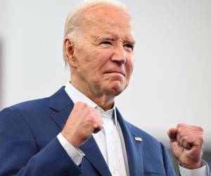 “Prometo que estoy bien”, dijo el presidente estadounidense Joe Biden que busca un segundo mandato.