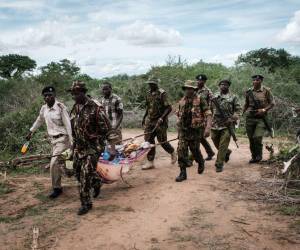 Fuerzas del orden en Kenia descubrieron más cadáveres en el bosque de Shakahola.