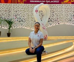 La catracha compartió una fotografía de ella en su primer día en Qatar.