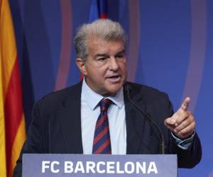 Joan Laporta brindó declaraciones en conferencia de prensa y habló sobre la situación del club.