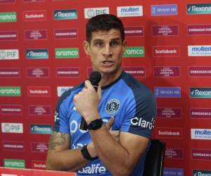 Rougier habló en conferencia de prensa antes del partido por Copa Centroamericana.