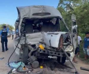 La colisión ocurrió a inmediaciones de la localidad de Silín en la carretera CA-13.