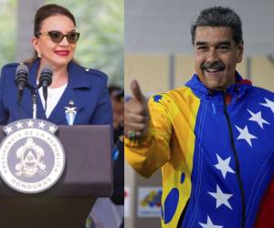 Xiomara Castro fue el primer jefe de Estado en felicitar a Maduro por su victoria.