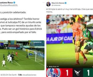 Esto fue lo que dijeron los periodistas y los medios de comunicación tras el gol polémico de Edrick Menjívar en el partido entre Olimpia y Juticalpa.