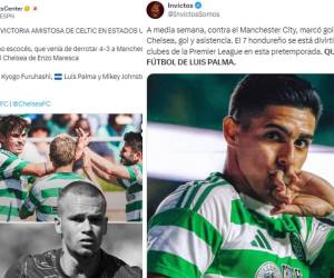 Celtic disputó este sábado su último partido de preparación en USA y venció al Chelsea (1-4) con un gol incluido de Luis Palma. Así reacciona la prensa tras el tanto y la asistencia del ‘Bicho’