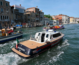 Vista del Gran Canal de Venecia.