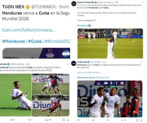 La selección de Honduras volvió a ganar un partido en eliminatoria, su víctima fue Cuba y esto dicen los medios deportivos