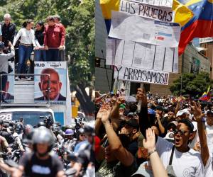 Al grito de “Libertad”, “fraude electoral” y el regreso de la líder opositora, María Corina Machado, miles de venezolanos volvieron a las calles este sábado 17 de agosto e intensificaron su rechazo a la cuestionada reelección de Nicolás Maduro. A continuación las imágenes de la megamovilización.