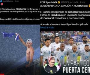 Javier Aguirre, técnico de la selección de México, fue golpeado con una lata de cerveza en el estadio Morazán y Honduras recibe castigo de un partido sin público y también económica.