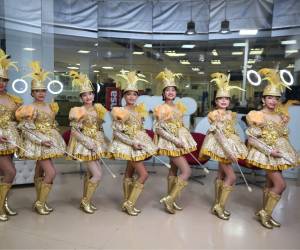 Crystal Perdomo, Carmen Izaguirre, Daniela Hernández, Marianela Villatoro, Mariángel Bermúdez, Atenas Ortega y Solange Vallecillo.