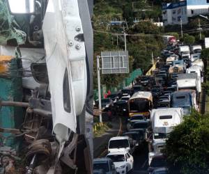 Por más de tres horas, el tramo norte del bulevar Fuerzas Armadas permaneció completamente colapsado de vehículos a causa de un accidente de tránsito registrado en el puente de la colonia Progreso, que además dejó tres personas heridas. Las largas colas se prolongaron desde ese sector hasta inmediaciones de El Carrizal desde las seis hasta pasadas las 9 de la mañana.