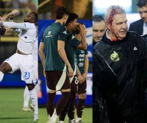 EN FOTOS: Javier Aguirre le sacó la madre a los aficionados de Honduras y jugador de México se burló de los hinchas catrachos. Las provocaciones del TRI en el Estadio Morazán.