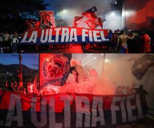 EN FOTOS: Monumental show de la ULTRA FIEL en el Estadio Nacional previo al Olimpia vs Antigua