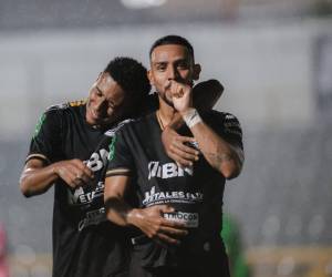 Así celebró el gol del triunfo el habilidoso jugador.