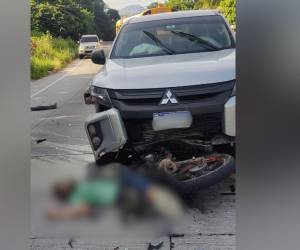 Joven pierde la vida en accidente a la altura de La Moramulca, Francisco Morazán.