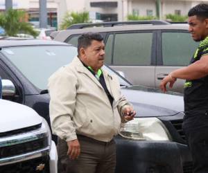 García llegó en horas tempranas al Brevé Vargas.