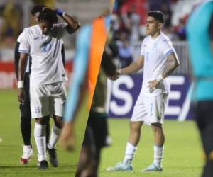 Los jugadores de la selección de Honduras salieron tristes luego de caer en casa y ante su gente ante Jamaica en la Liga de Naciones de la Concacaf