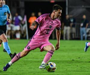 Messi en su ultima participación con el Inter de Miami.