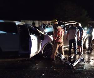 La mortal colisión se registró en el sector de Brisas del Lago en horas de la madrugada de este domingo.