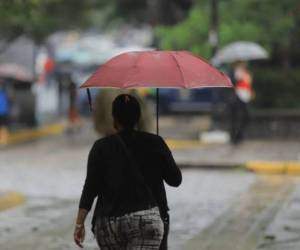 Las lluvias leves serán en el norte de la capital de Honduras.