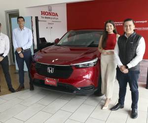 Ejecutivos de Excel, en el lanzamiento de la nueva Honda HR-V, una camioneta con mucho estilo, deportividad y eficiencia.