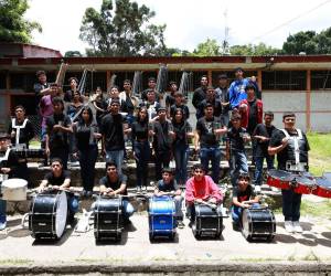 Más de 40 jóvenes del Instituto Técnico Saúl Zelaya Jiménez que integran la banda han mostrado su pasión por la música y su talento para participar en los desfiles patrios del 203 aniversario de independencia de Honduras.