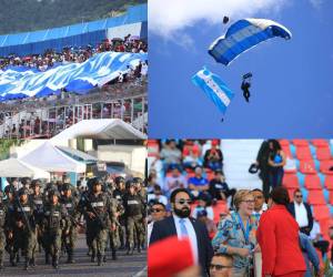 En una jornada cargada de civismo y fervor patrio, Honduras celebró el 202 aniversario de Independencia. El viernes 15 de septiembre estuvo marcado por la participación de estudiantes, fuerzas del orden, padres de familia y figuras relevantes del país. A continuación repasamos las mejores imágenes recogidas por el equipo gráfico de EL HERALDO.