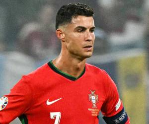 Cristiano Ronaldo lloró luego de fallar el penal ante Eslovenia.