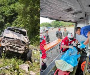 Dos de las siete personas trasladadas al Hospital Escuela en helicóptero, tras resultar heridas en el accidente de un pick-up en la carretera de San Marcos de La Sierra, se encuentran en estado crítico en el principal centro asistencial del país.