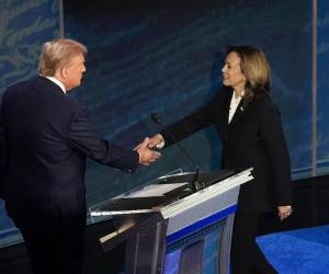 Poco más de una hora con 30 minutos duró el debate presidencial entre Kamala Harris y Donald Trump, el primer encuentro desde que Harris asumió la candidatura.