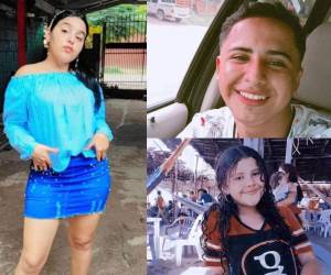 <b> </b>Keyla Motiño, Jackson Anthony Méndez y Katherine Abigaíl López Motiño fueron las víctimas del accidente.