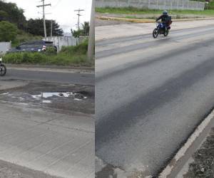 Tras el recorrido realizado en el marco de la campaña Ruede Seguro, la AMDC hizo la necesaria reparación de este transitado tramo en el anillo periférico.