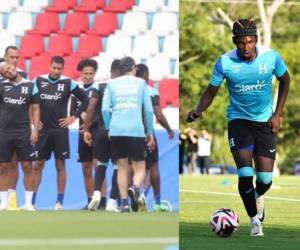 La Selección de Honduras realizó el último entrenamiento en el estadio Nacional con novedades en su plantilla, Rueda sorprendió y así es la lucha por la titularidad en el marco.