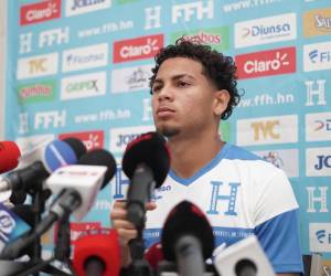 David Ruiz habla de su pocos minutos en Inter Miami y que busca titularidad con Honduras.