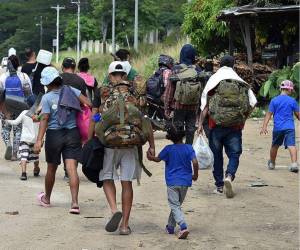 Las grandes cantidades de migrantes venezolanos que transitaban por Honduras, ahora se han reducido de manera drástica, según datos.