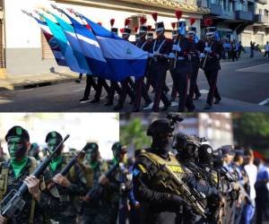 Con un amplio despliegue en diferentes ciudades del país, elementos de la Policía Nacional y miembros de las Fuerzas Armadas desfilaron con mucho fervor y patriotismo para conmemorar la Independencia de Honduras. Así fueron los desfiles de las fuerzas del orden.