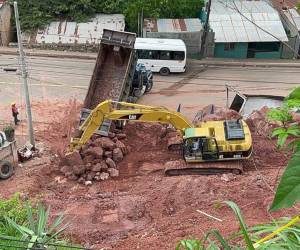 De unos 60 metros de altura tiene la zona donde se produjo el deslizamiento en Villa Nueva.