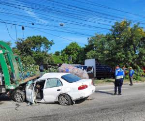 El Cuerpo de Bomberos de Choloma atendió el incidente, sin reportar más víctimas ni interrupciones graves en el tráfico.