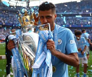 Rodri Hernández levantó la Premier League con Manchester City.