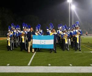 La delegación hondureña lució con orgullo la Bandera Nacional y dio su mejor esfuerzo para dejarla muy bien representada.