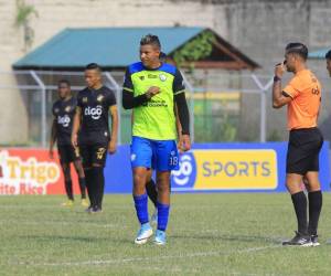 Ángel Villatoro anotó el gol del empate de los Potros ante Honduras Progreso.