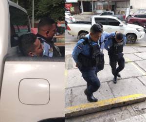 Diez policías fueron capturados y remitidos a los juzgados, acusados de varios delitos.