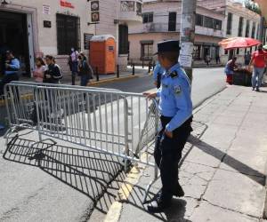 Agentes policiales se diseminarán por las calles aledañas al Congreso Nacional.