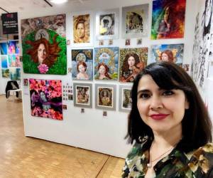 La artista y fundadora de la Academia de Arte Keyla Morel fue invitada a mostrar su obra en la capital francesa.