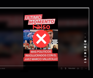 Captura de pantalla a una publicación de TikTok realizada el 22 de agosto de 2024.