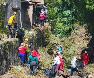 La comuna capital se enfoca en limpiar rios y quebradas del Dsitrito Central.