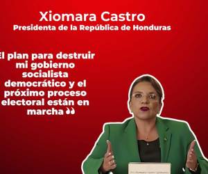 La presidenta Xiomara Castro aseguró que hay un plan para destruir su gobierno y dar un golpe de Estados tras la divulgación del narcovideo de su cuñado, Carlos Zelaya, en una reunión con narcotraficantes.