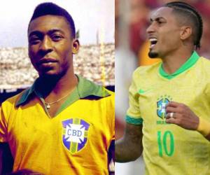 Desde Pelé hasta Raphinha: los jugadores que han portado el dorsal 10 con Brasil